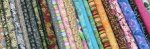 rolls of patchwork and quilting prints