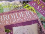 Patchwork, Emboridery and Cross Stitch Pattern books