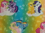 multi coloured ponies with tresses of hair