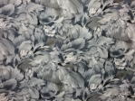 Grey-black abstract floral