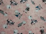 Holly Hobbie motif on Pink Background