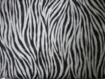 Zebra Striped fabric swatch