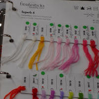 knitting yarn colour swatches