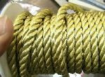 roll of gold rope