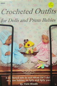 dolls and prem babies crotchet projects book